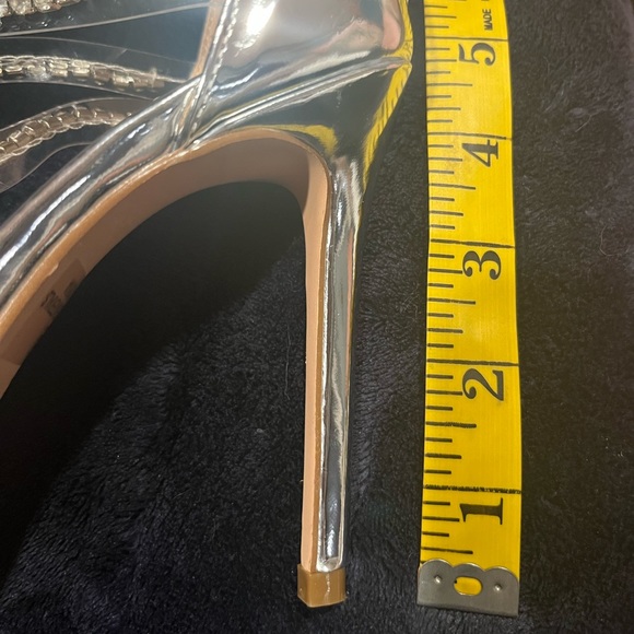 Sexy silver sandals NIB OLIVIA Ferguson a 10 - Picture 12 of 13
